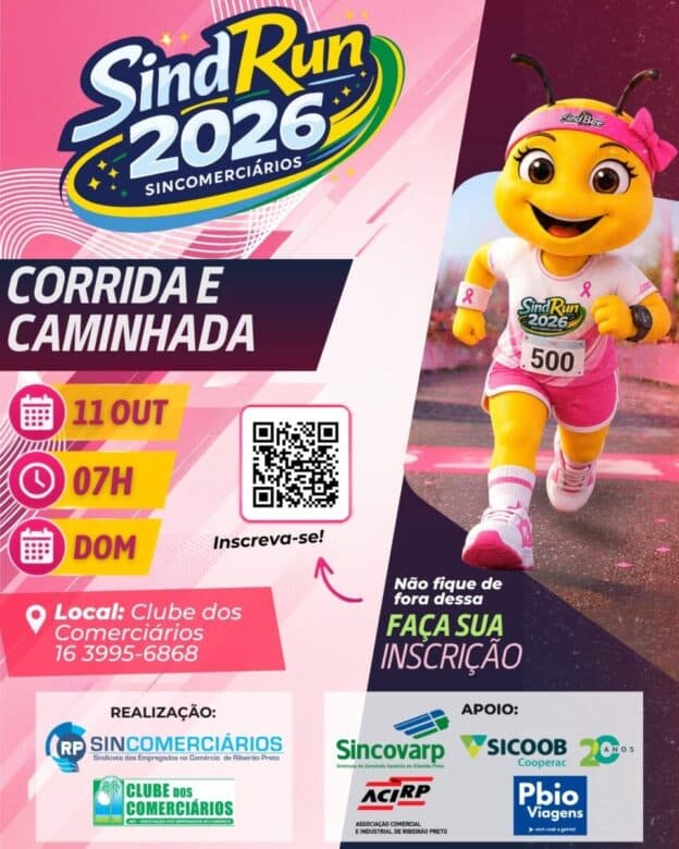 Inscrições abertas para SindRun Outubro Rosa