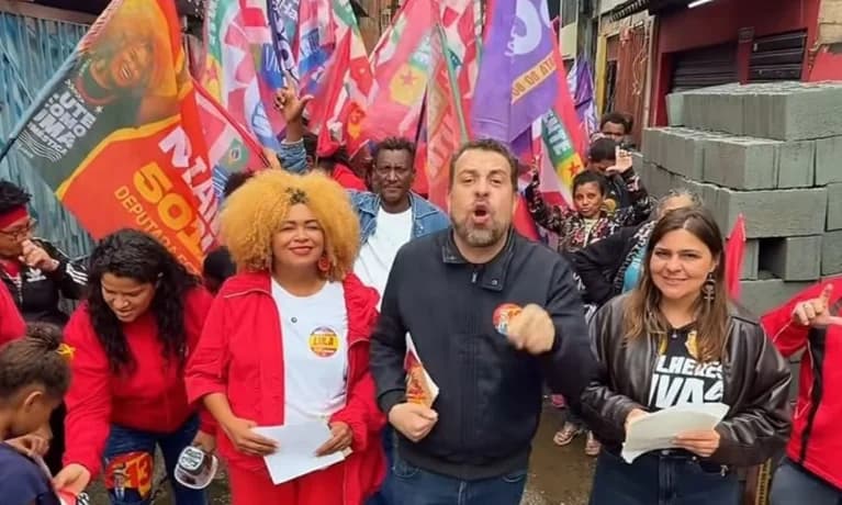 Boulos lidera carreata do PT em Santo André