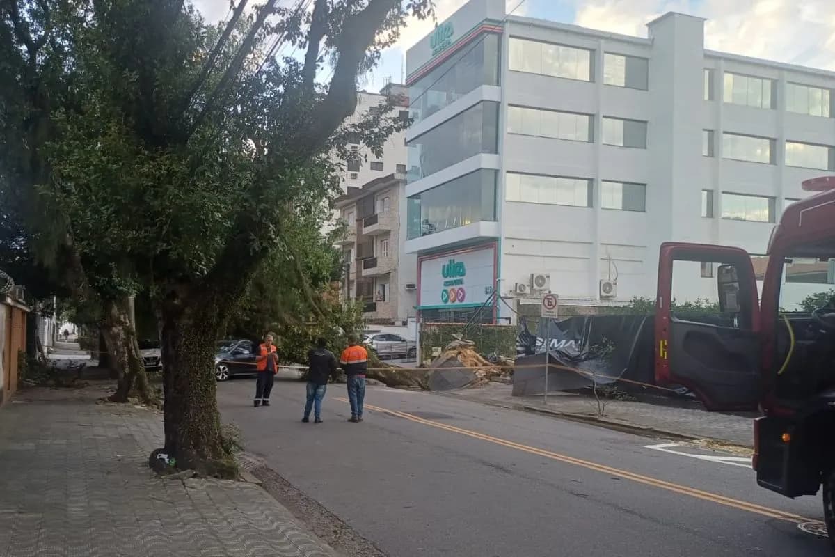 Ventos de 109 km/h atingem Baixada Santista